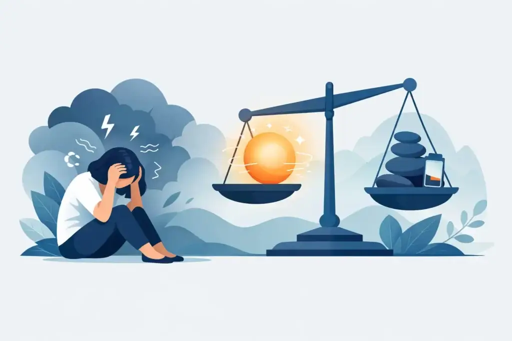 Stress et déséquilibre énergétique vont souvent ensemble. Comprendre les signes, causes et solutions pour retrouver apaisement et vitalité.